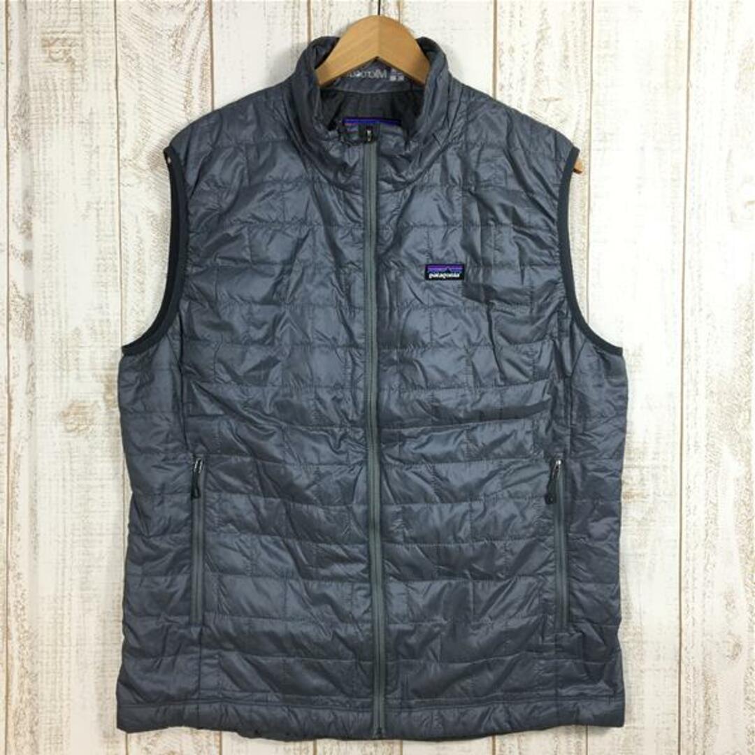 MENs L  パタゴニア ナノパフ ベスト NANO PUFF VEST プリマロフト ゴールド PATAGONIA 84241 NKL Nickel グレー系