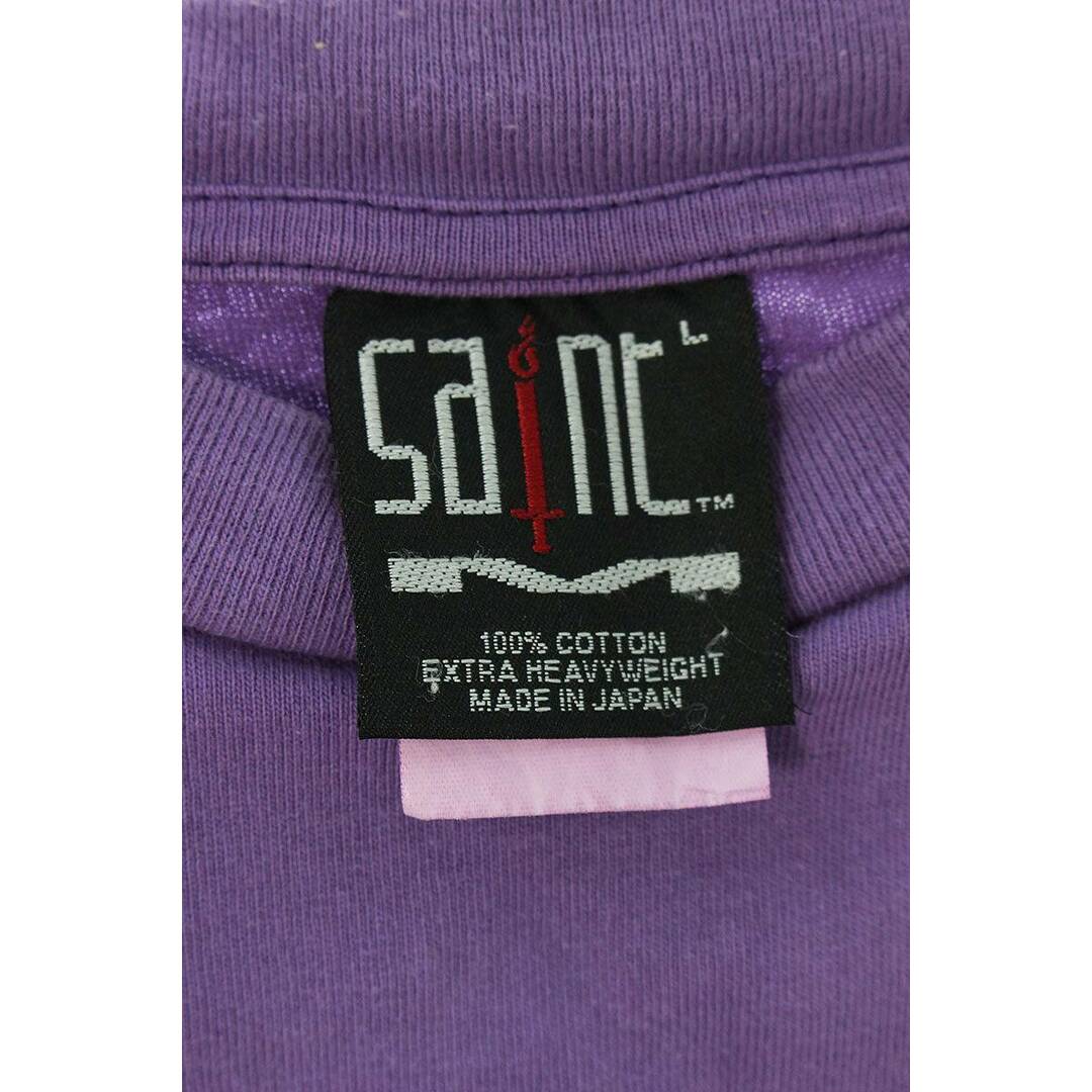 セントマイケル SAINT MICHAEL  21SS  SM-S21-0000-004 ヴィンテージ加工バグプリントTシャツ メンズ L