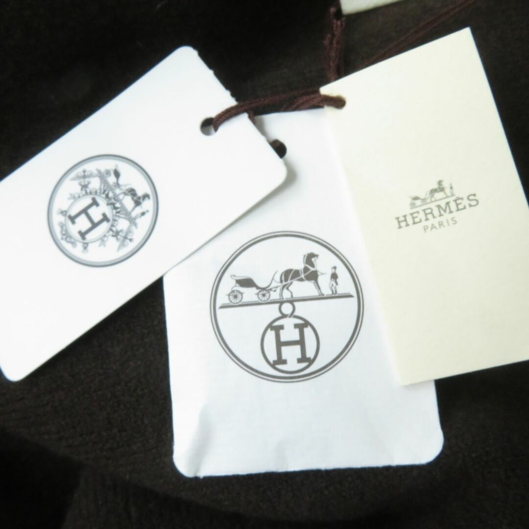 Hermes - 未使用品☆正規品 HERMES エルメス 21AW フリンジ付 カシミヤ