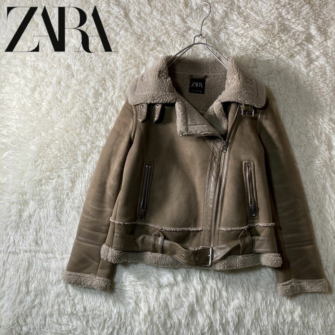 ZARA(ザラ) フェイクムートンジャケット レディース アウター