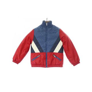 グッチ(Gucci)のGUCCI KIDS グッチ キッズ GGパテッド ナイロンブルゾン レッド×ブルー 5(その他)