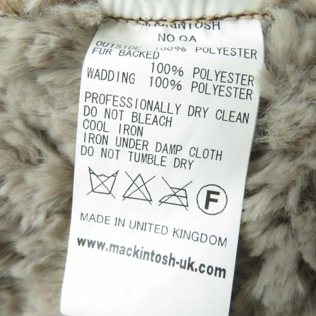 MACKINTOSH - 美品☆正規品 MACKINTOSH マッキントッシュ ロゴボタン ... D&G ファーコート