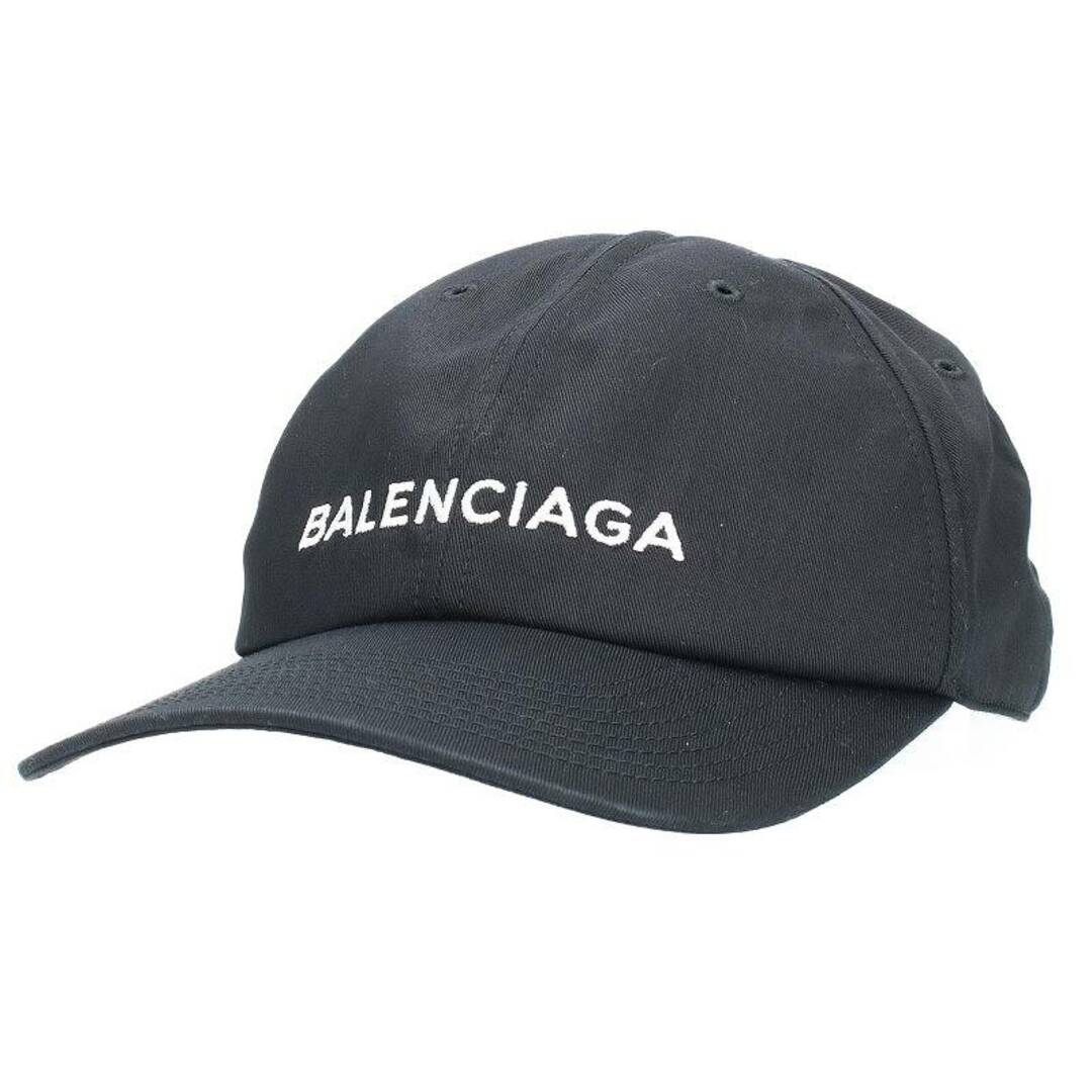 BALENCIAGA ロゴベースボールキャップ BLACK サイズL59