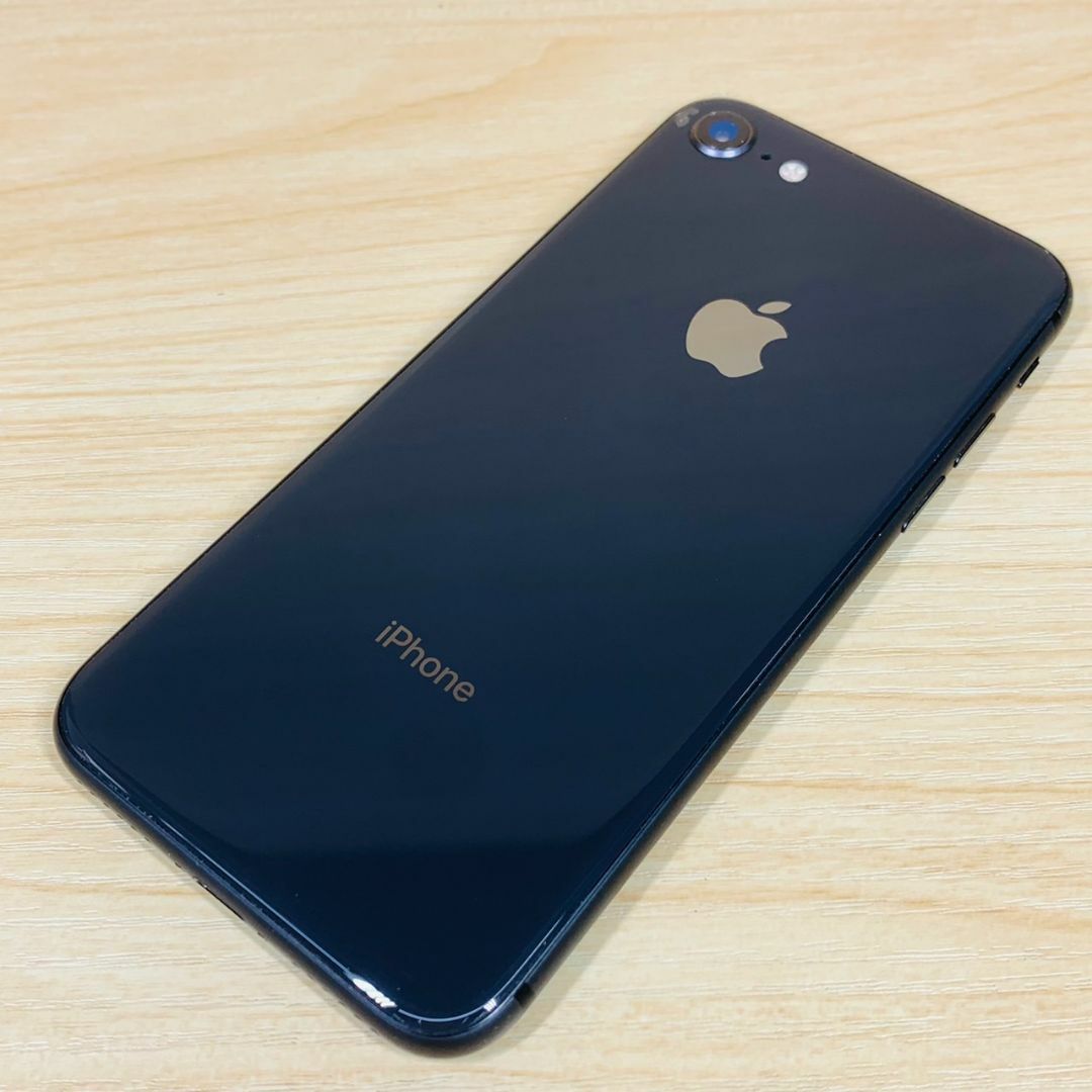 バッテリー100% SIMフリー iPhone8 64GB Black M3-