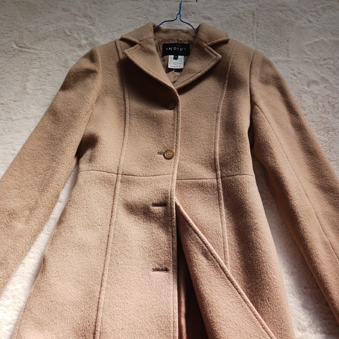 INDIVI - ✨美品✨♥️INDIVI♥️カシミア混 レディース ウールコート