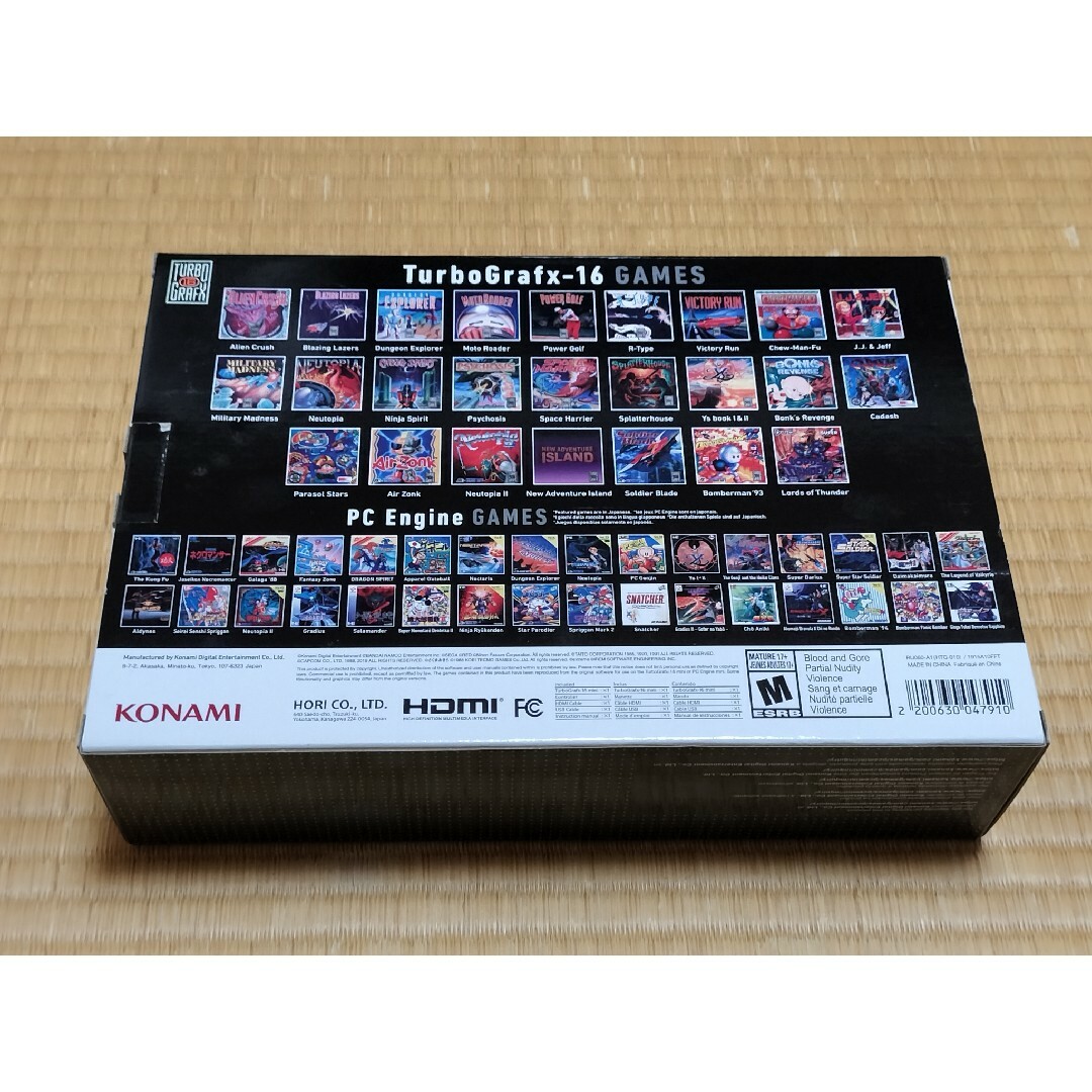 未開封品 コナミ ターボグラフィックス16mini 北米版 PCエンジンミニ