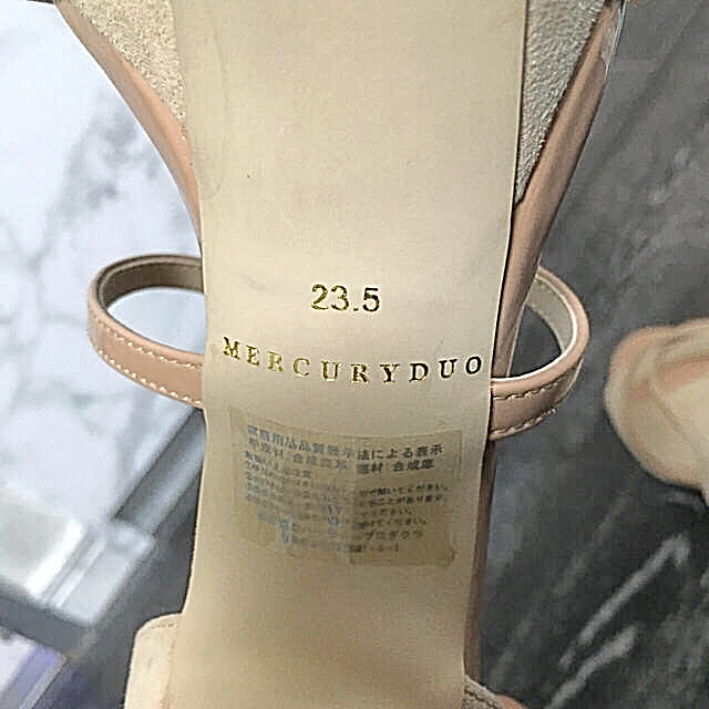 MERCURYDUO(マーキュリーデュオ)の【Sakra76様 専用！】MERCURYDUO 美品！ ハイヒール ミュール  レディースの靴/シューズ(ハイヒール/パンプス)の商品写真