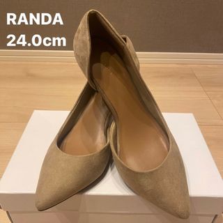 ランダ(RANDA)のRANDA サイドオープンパンプス(ハイヒール/パンプス)