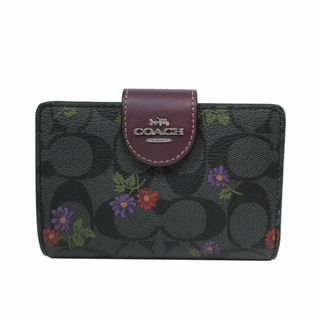 コーチ(COACH) フローラル 財布(レディース)(シルバー/銀色系)の通販