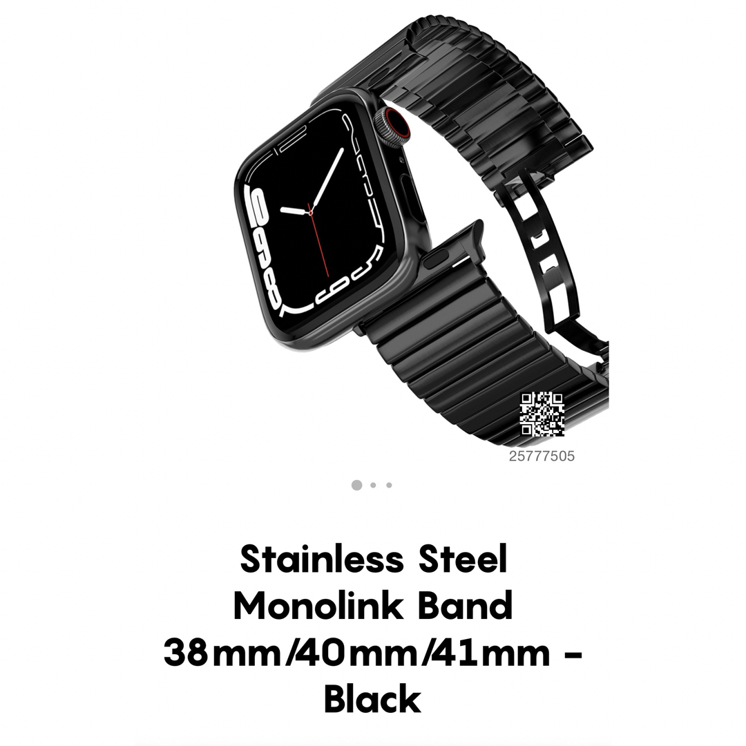 Apple Watch(アップルウォッチ)のケースティファイ アップルウォッチ バンド 38 40 41 メンズの時計(金属ベルト)の商品写真