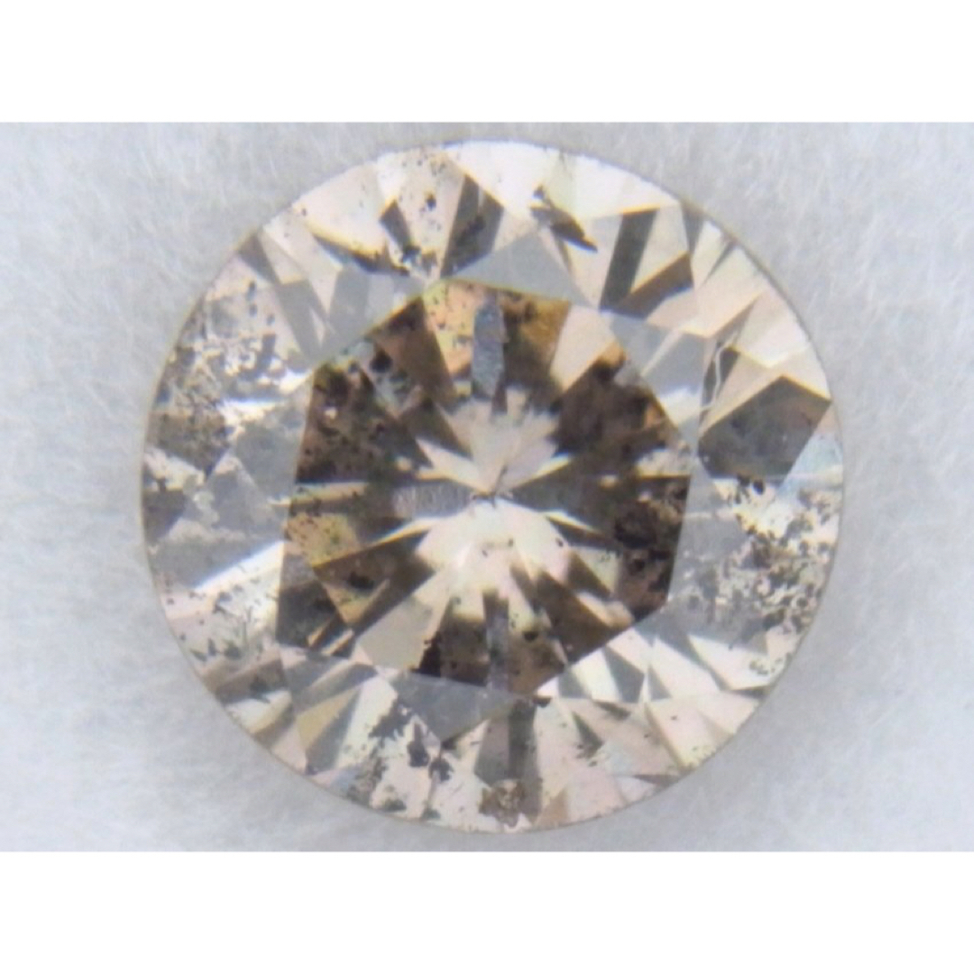 【ソーティング付】0.605ct LIGHT BROWN ダイヤルース