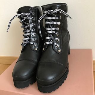 ミュウミュウ ブーツ(レディース)の通販 300点以上 | miumiuの