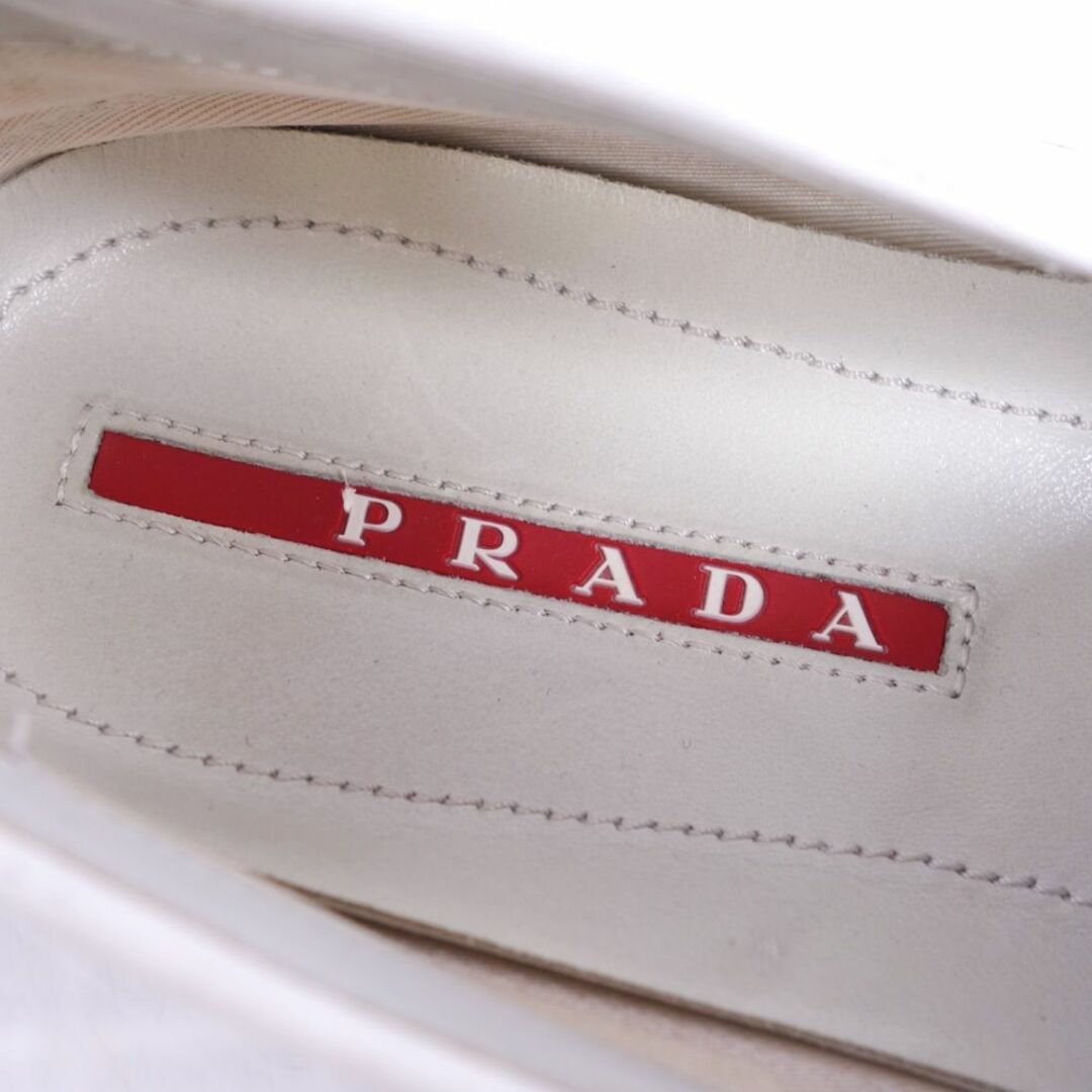 希少 y2k 00s PRADA SPORT レザー スニーカー スリッポン