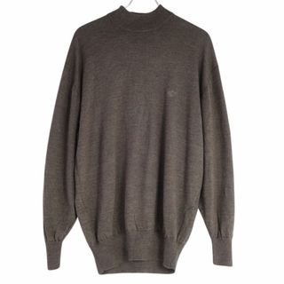 クリスチャンディオール(Christian Dior)の美品 Vintage クリスチャンディオール Christian Dior Monsieur ニット セーター ウール カシミヤ シルク トップス メンズ L ライトカーキ(ニット/セーター)