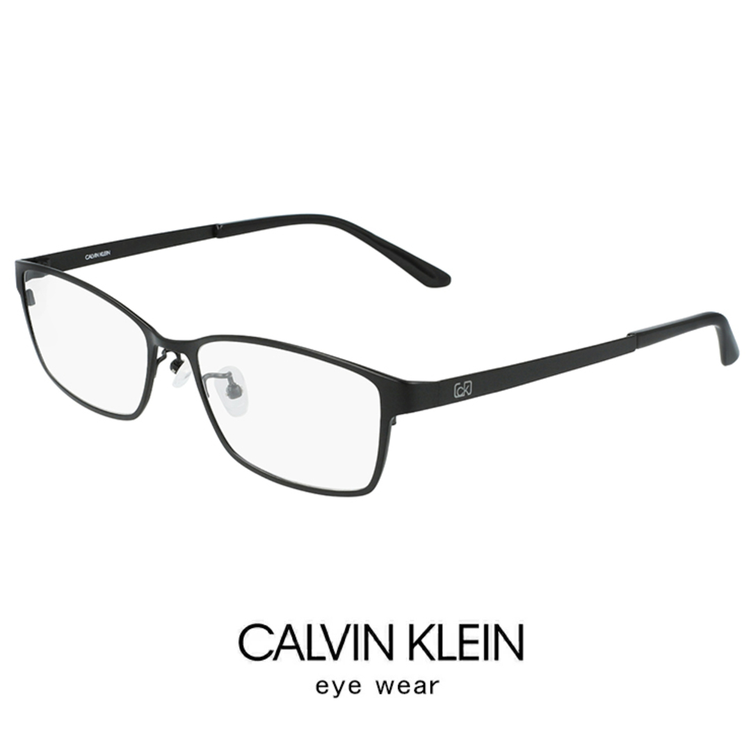 【新品】 カルバンクライン メンズ メガネ ck20144a-001 calvin klein 眼鏡 ck20144a めがね カルバン・クライン アジアンフィット モデル チタン メタル フレーム スクエア型 黒ぶち