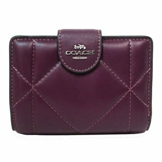 未使用級✨ コーチ COACH 二つ折り財布 カーキー ストゥディオ レザー