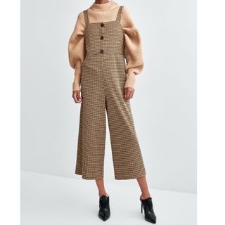 ザラ(ZARA)のZARA ◆ 千鳥格子柄 オールインワン ◆(サロペット/オーバーオール)