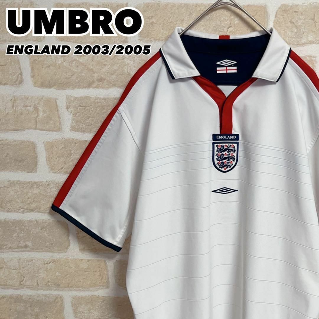 美品 UMBRO イングランド代表ユニフォーム 2003-2005 リバーシブル