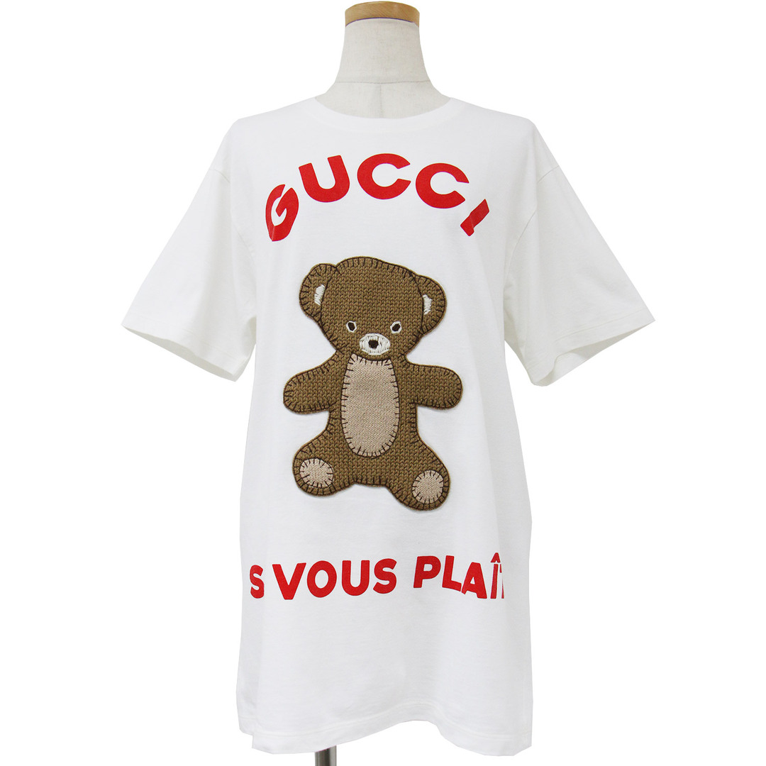 Gucci - GUCCI グッチ Tシャツ カットソー ホワイト 白 サイズ:XS