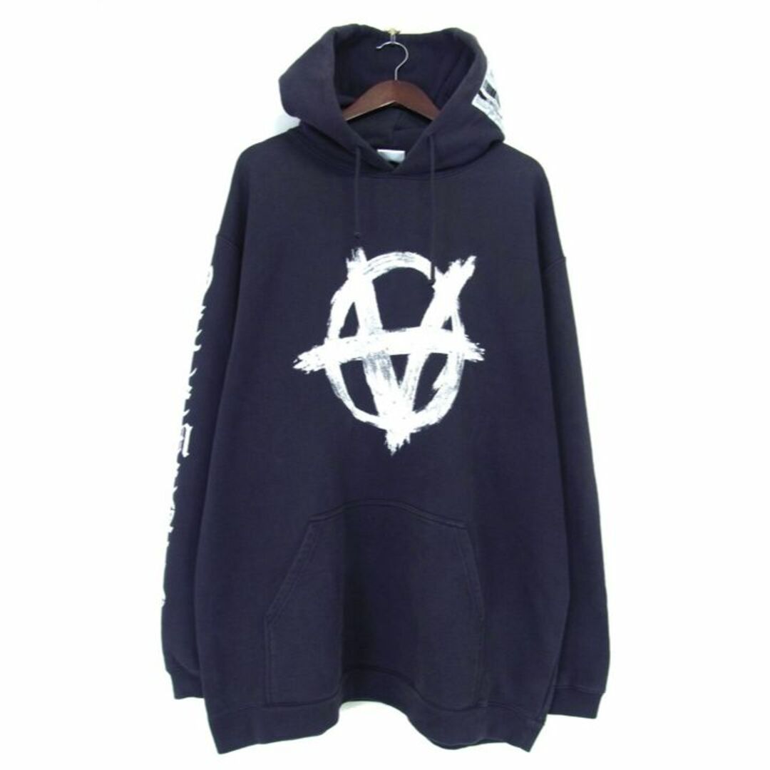 VETEMENTS ANARCHYロゴ パーカー