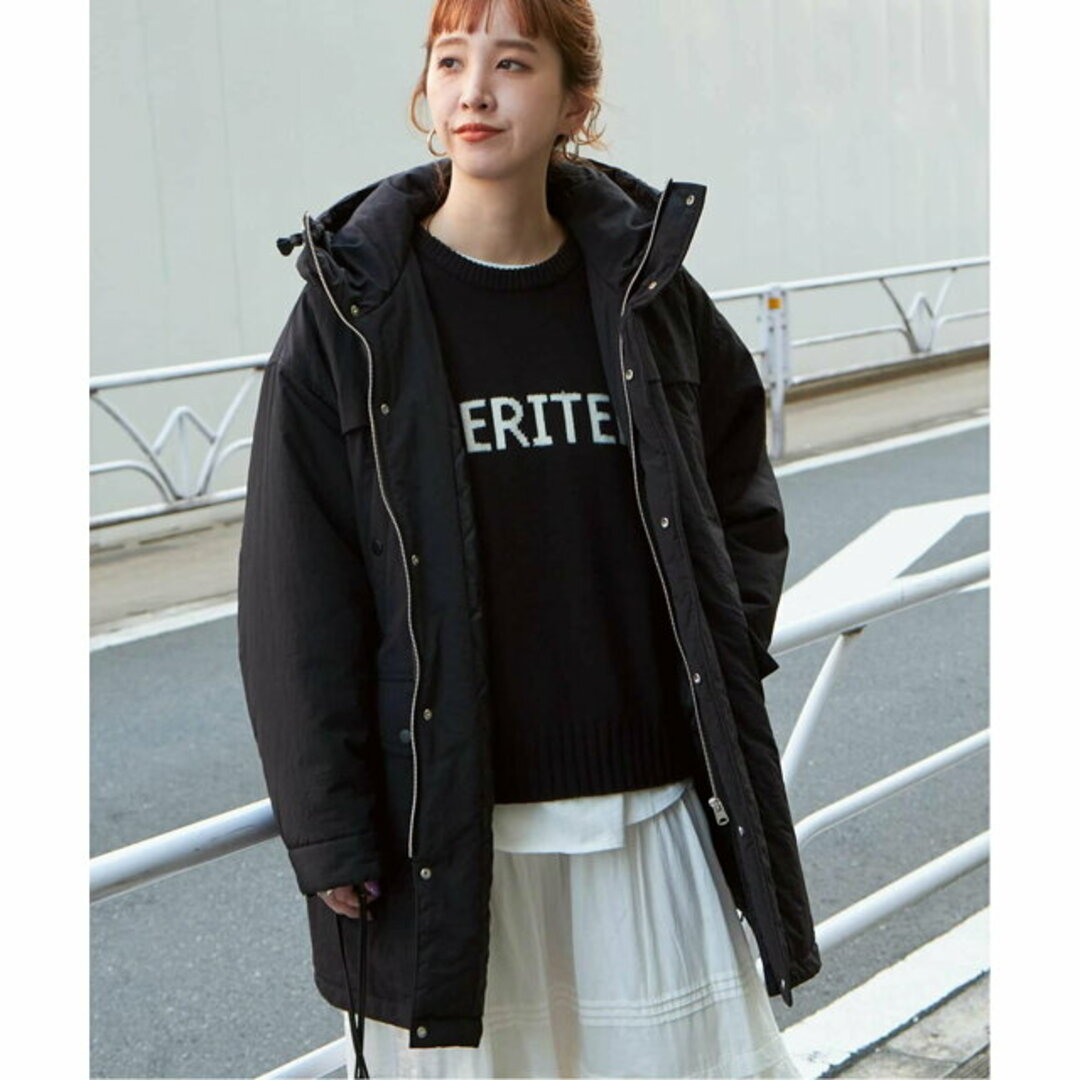 B.C STOCK - 【ブラック】【フリー】パッディドウィンブレパーカ B.C STOCK - 【ブラック】【フリー】パッディドウィンブレパーカ