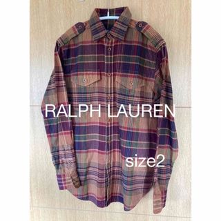 ラルフローレン(Ralph Lauren)の【美品】ラルフローレン 綿100% Classic Fit 秋色 チェックシャツ(シャツ/ブラウス(長袖/七分))