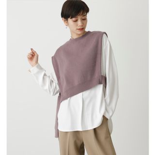 アズールバイマウジー(AZUL by moussy)の2WAY KNIT VEST SET (シャツ/ブラウス(長袖/七分))