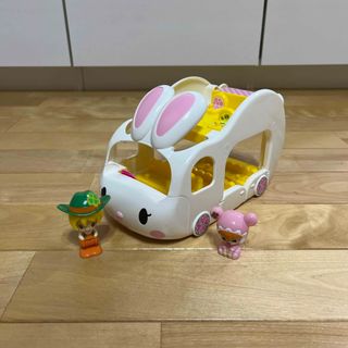 タカラトミー(Takara Tomy)のこえだちゃん　うさぎの2かいだてバス(美品)(おもちゃ/雑貨)