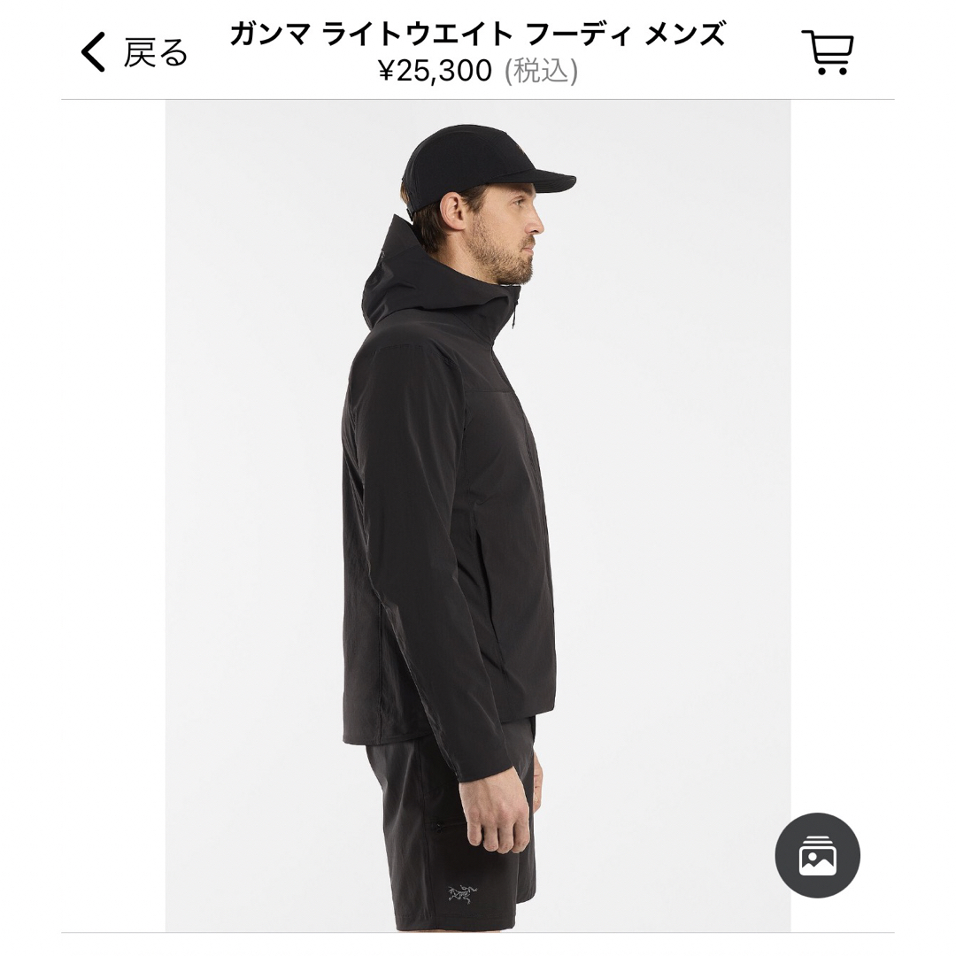 ARC'TERYX - ARC'TERYX アークテリクス ガンマ ライトウエイトフーディ