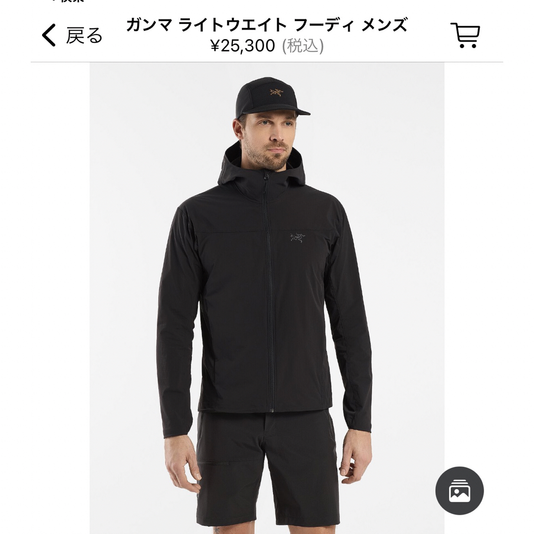 ARC'TERYX - ARC'TERYX アークテリクス ガンマ ライトウエイトフーディ