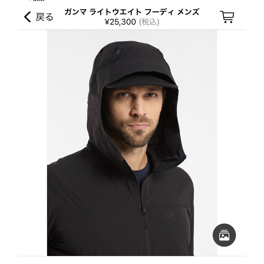 ARC'TERYX - ARC'TERYX アークテリクス ガンマ ライトウエイトフーディ