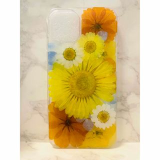 全機種対応 iPhoneケース 押し花ケース 押し花 ケース 花 Android(スマホケース)