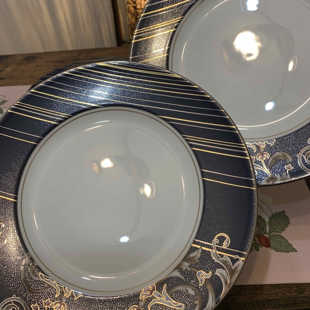 WEDGWOOD - 新品 未使用 ウェッジウッド ルネッサンスブルー 20.5cm