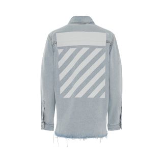 OFF-WHITE - 新品タグ付き OFF-WHITE オフホワイト デニムシャツ ロゴ ...