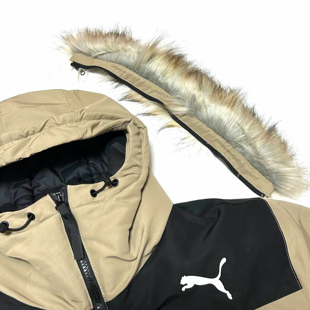 PUMA(プーマ)の新品　US Mサイズ/L相当　プーマ　パデッドジャケット 中綿　ライト ブラウン メンズのジャケット/アウター(その他)の商品写真