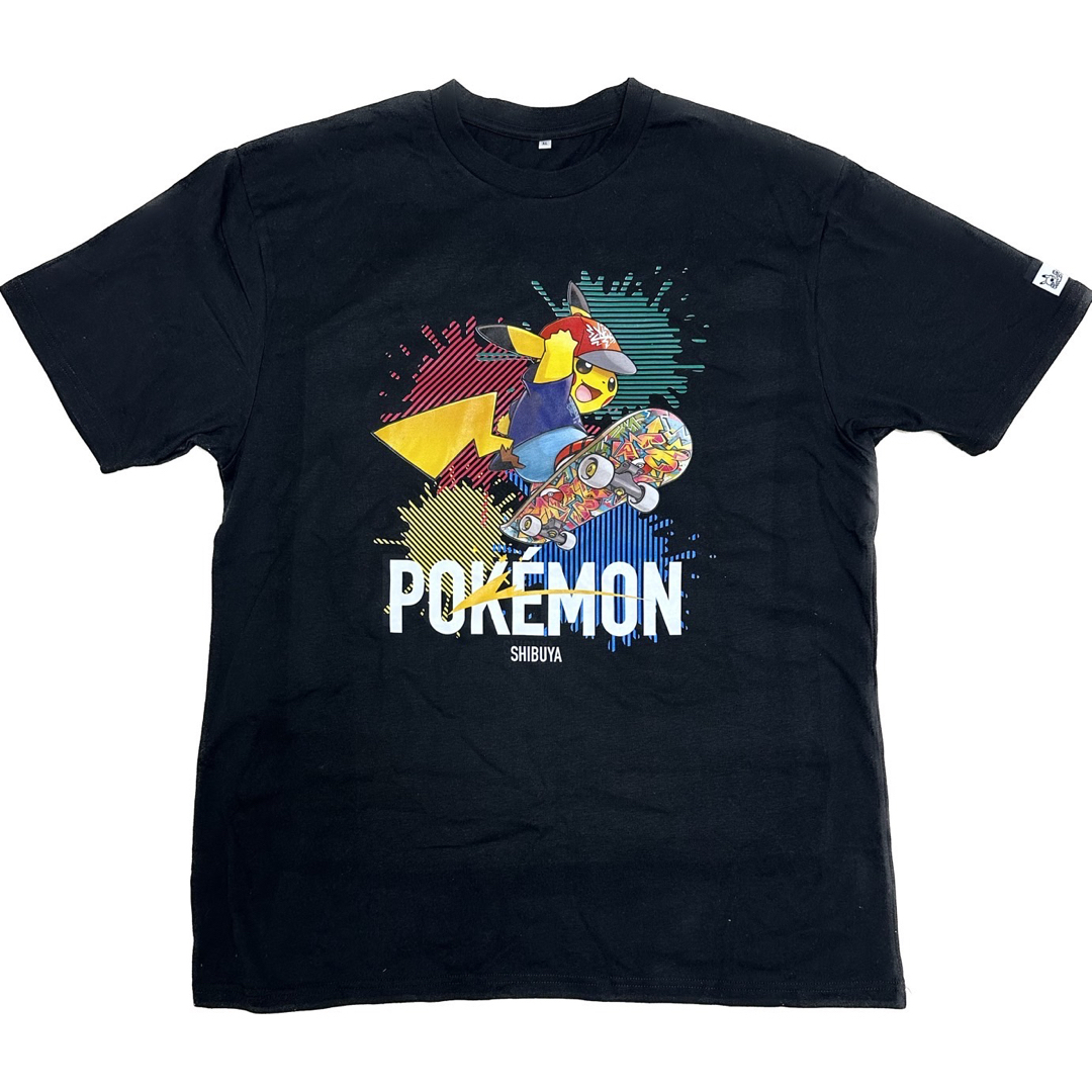 渋谷ポケモンセンター限定　ポケモンデザインラボ　ピカチュウ　Tシャツ　XLサイズ