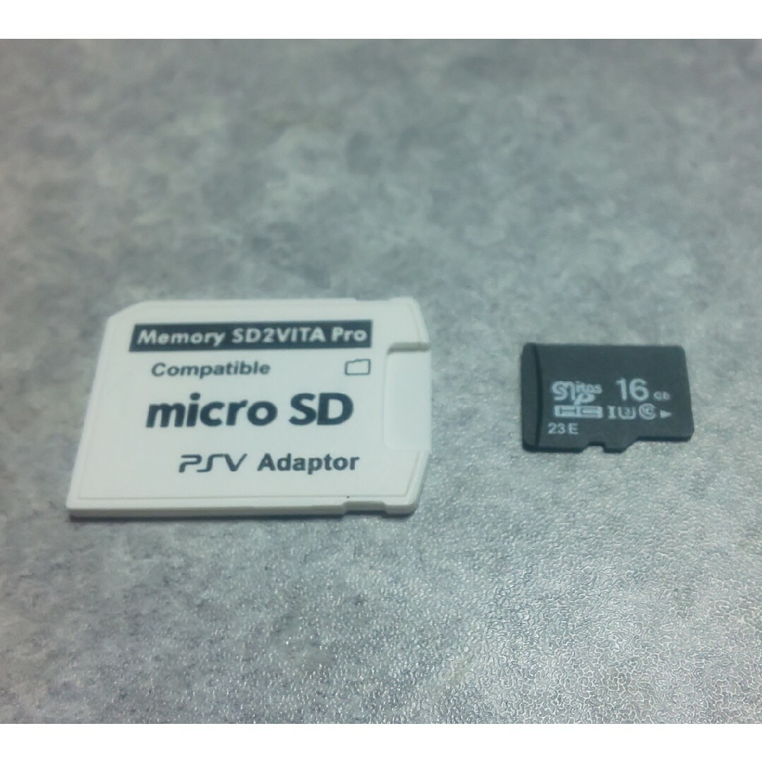 microSDカード16GB、PS VITA アダプターセット | フリマアプリ ラクマ