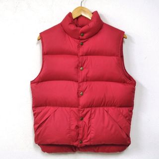 エルエルビーン(L.L.Bean)のエルエルビーン LL Bean ダウンベスト メンズ 71314 ビンテージ ピンク キャンプ ウェア アウトドア(ダウンベスト)