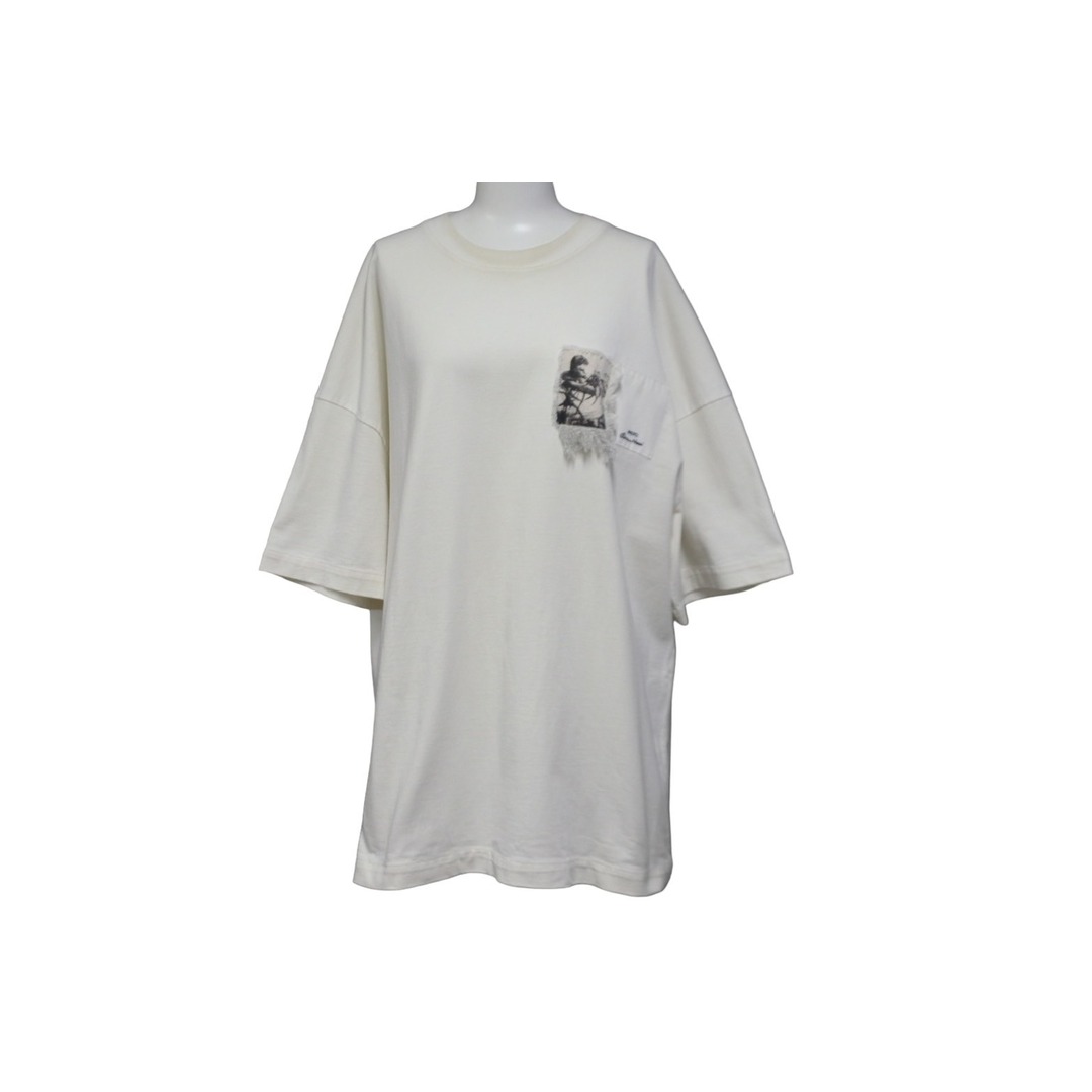 JIL SANDER ジルサンダー 半袖 Ｔシャツ コットン オーバーサイズ ホワイト サイズ L JSMT707055 良品 中古 55616 |  フリマアプリ ラクマ