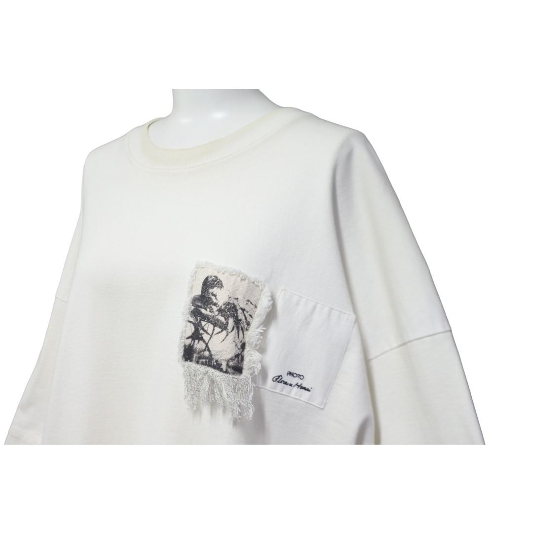 JIL SANDER ジルサンダー 半袖 Ｔシャツ コットン オーバーサイズ ホワイト サイズ L JSMT707055 良品  55616 3