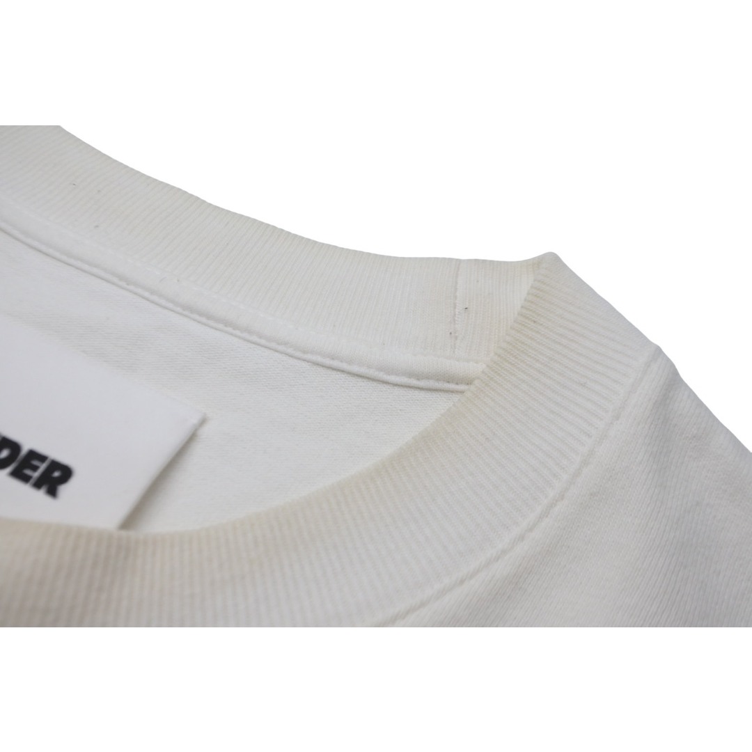 JIL SANDER ジルサンダー 半袖 Ｔシャツ コットン オーバーサイズ ホワイト サイズ L JSMT707055 良品  55616