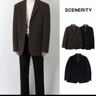 【SCENERITY】Aeden 3 button wool jacket (テーラードジャケット)