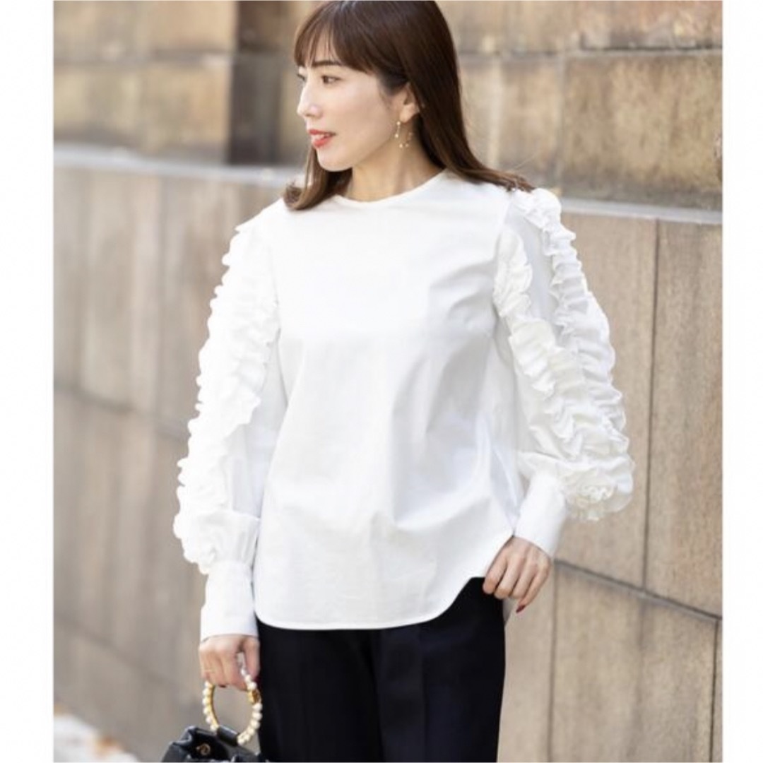 Drawer(ドゥロワー)のトレフルプラスワン ホイップブラウス ZARA hyeon cygne obli レディースのトップス(シャツ/ブラウス(長袖/七分))の商品写真