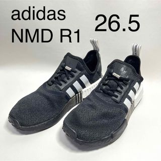 アディダス(adidas)のadidas NMD R1 ブラック×ホワイト 26.5cm(スニーカー)