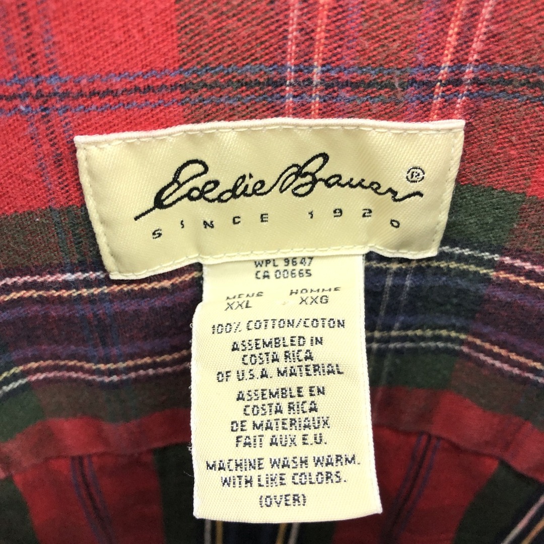 Eddie Bauer - 古着 エディーバウアー Eddie Bauer チェック柄 長袖