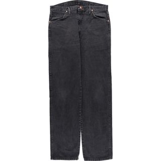 ラングラー(Wrangler)の古着 ラングラー Wrangler ブラックジーンズ デニムパンツ メンズw35 /eaa378725(デニム/ジーンズ)