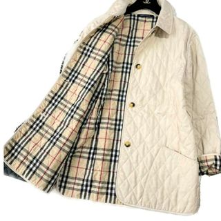 バーバリー(BURBERRY)の美品  BURBERRY バーバリーロンドン キルティングコート ノバチェック(その他)