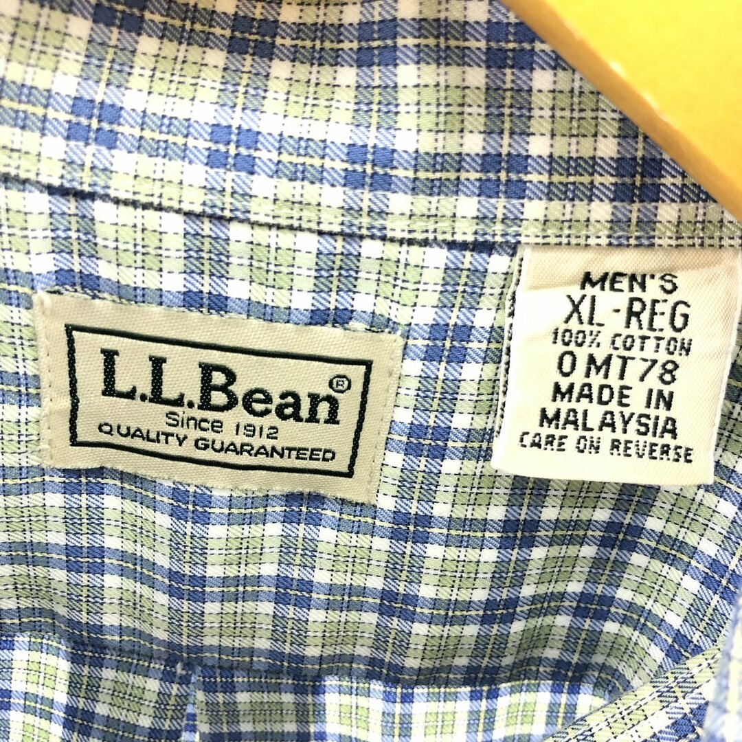 L.L.Bean(エルエルビーン)の古着 エルエルビーン L.L.Bean 長袖 ボタンダウンチェックシャツ メンズXL /eaa384293 メンズのトップス(シャツ)の商品写真