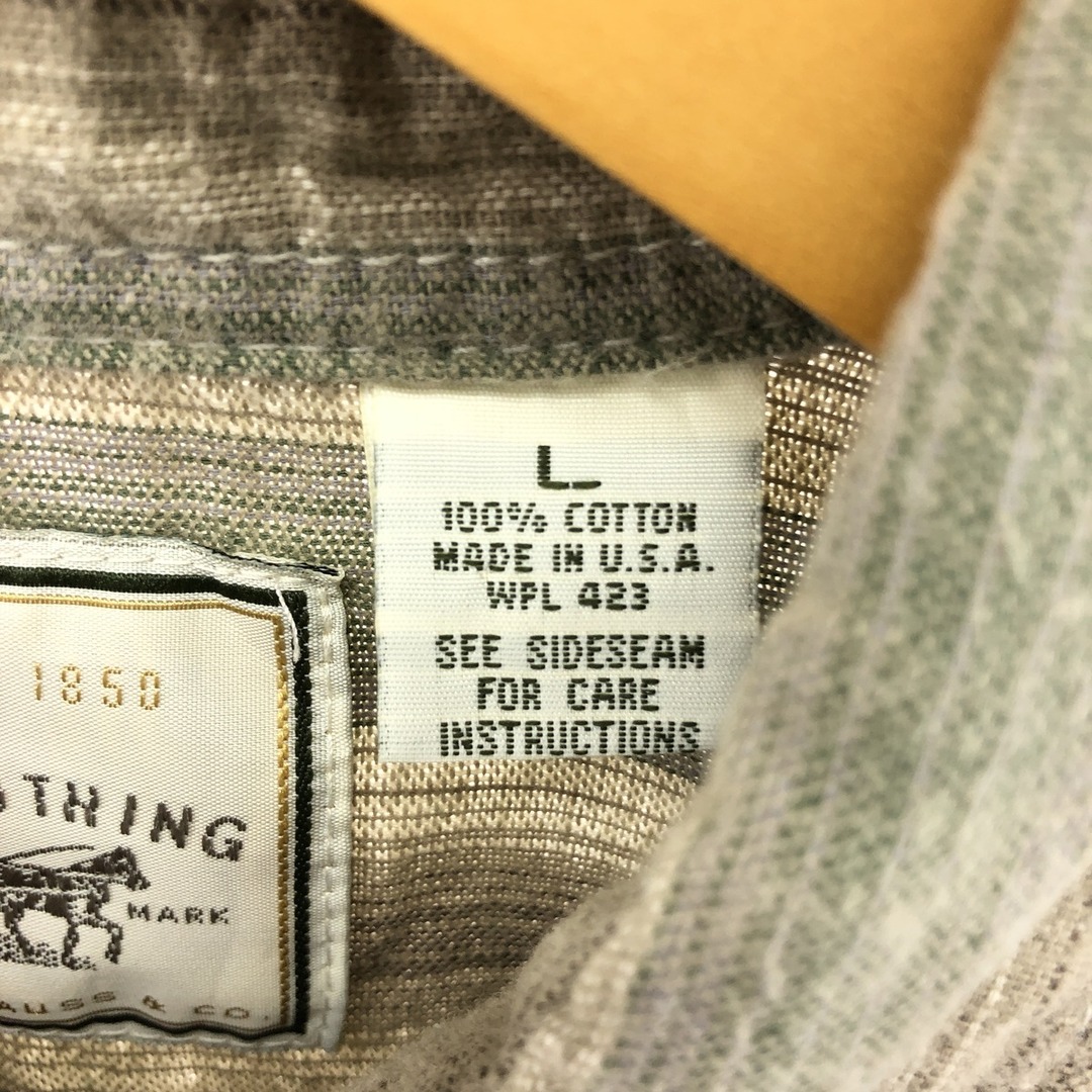 Levi's - 古着 90年代 リーバイス Levi's ストライプ柄 長袖 ライト ...