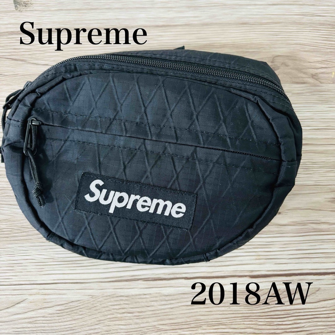 Supreme シュプリーム　ボディバッグ・ショルダーバッグ　2018AW 黒色